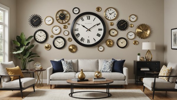 10 inspirations d'horloges design pour un intérieur contemporain